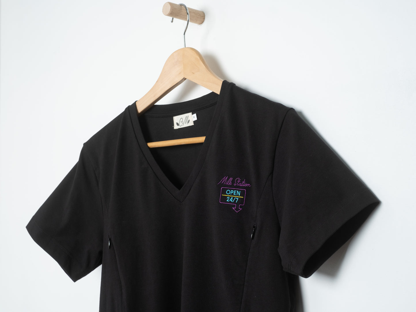 "Milk station" breastfeeding t-shirt