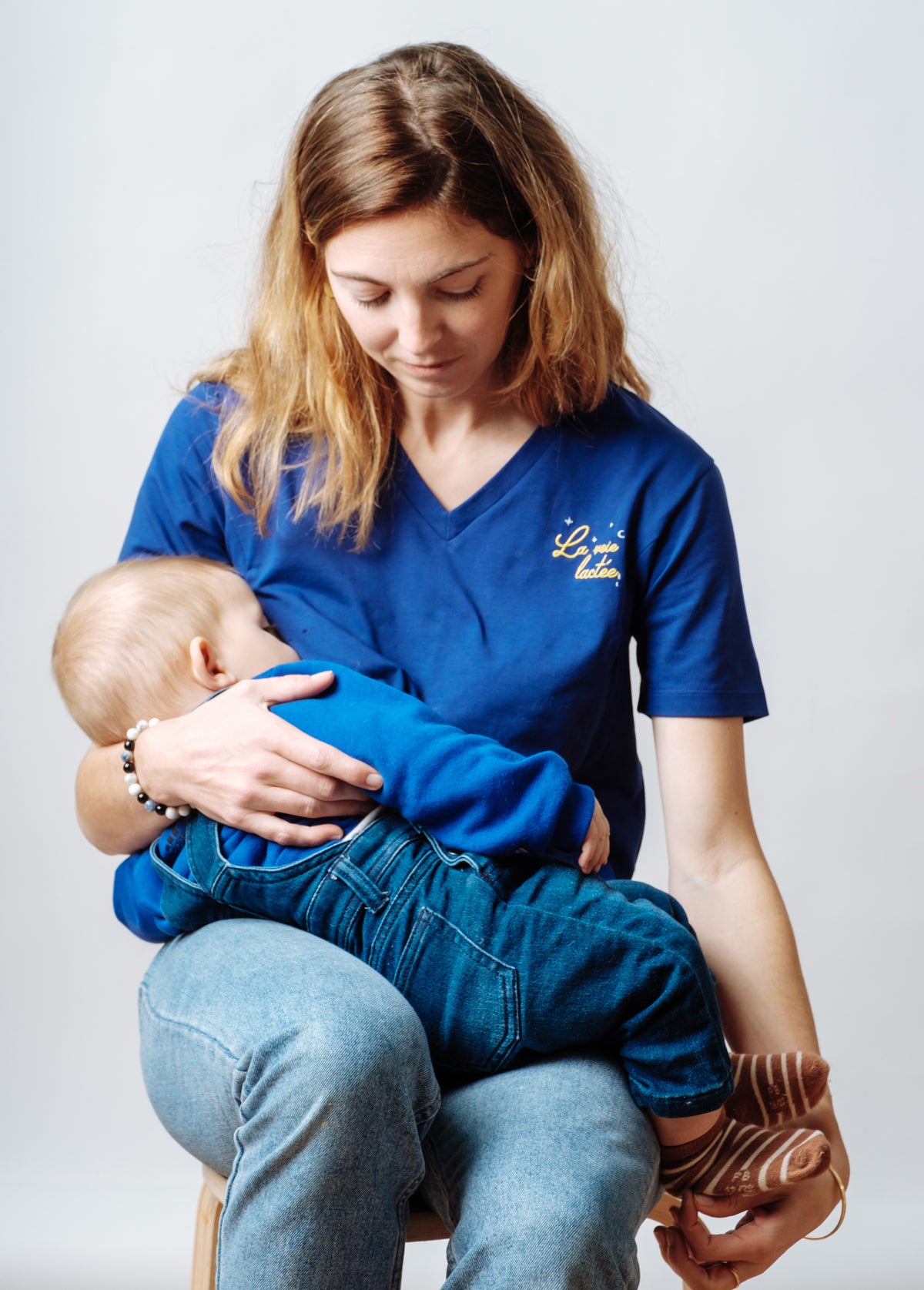 MANCI T-Shirt Allaitement Et Chemise De Nuit Femme - Col Rond Sans Manches